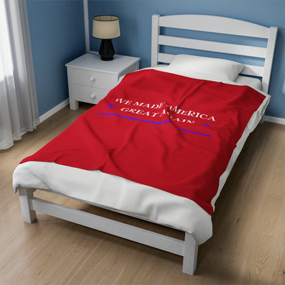 WMAGA Velveteen Plush Blanket